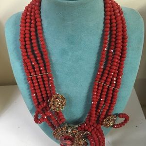 Royal necklace encrypted shape and regal looking.